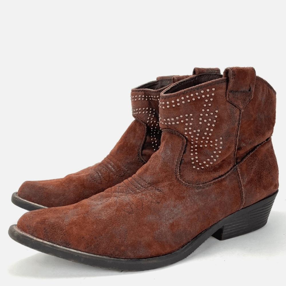 Madden Girl Brown Ankle Boots